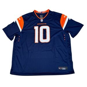 Nike Denver Broncos #10 Bo Nix Alternate Blue Orange Game Day Jersey 3XL 5280